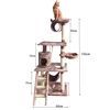 Wholesale custom cat furniture climbing tower cat arm ark rest condo cat tree at home