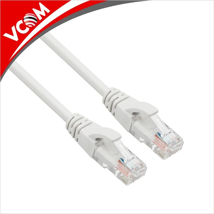 VCOM High Quality UTP FTP STP Cat5e Patch Cord Network Cat6 Jumper Cable