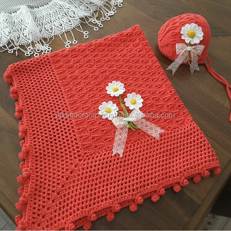 
Crochet Handmade Baby Blanket 