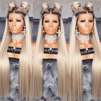 platinum blonde ombre wig