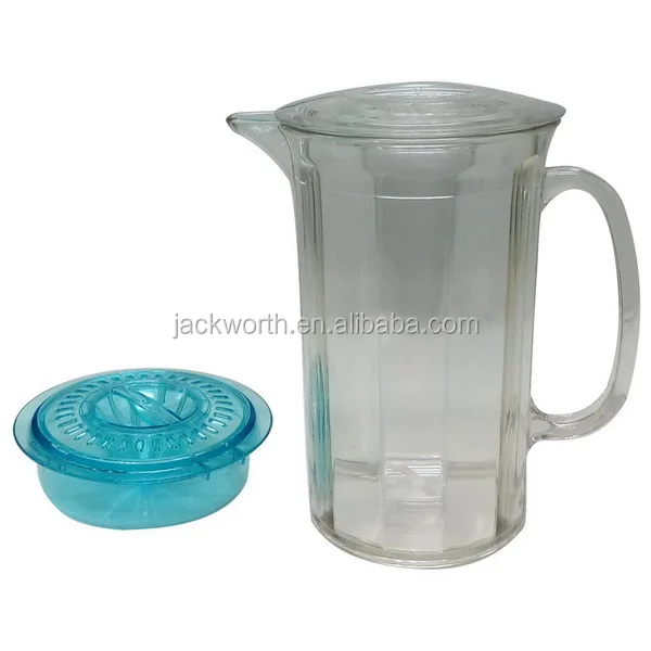Plastic Lemonade Stand Citrus Juicer Iced Pitcher Buy Beverage Serving Ice Tube Pitcher With