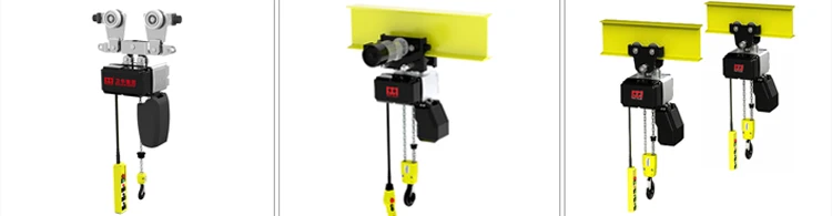 WEIHUA Mini Electric Chain Hoist Chain Block 1 ton 2 ton 5 ton