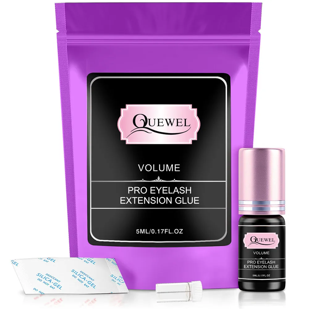 

Wholesale Volume Eyelash Extension Glue, Private Label High Quality Individual Lash Adhesive, Professional Eyelash Glue Adhesive, Black