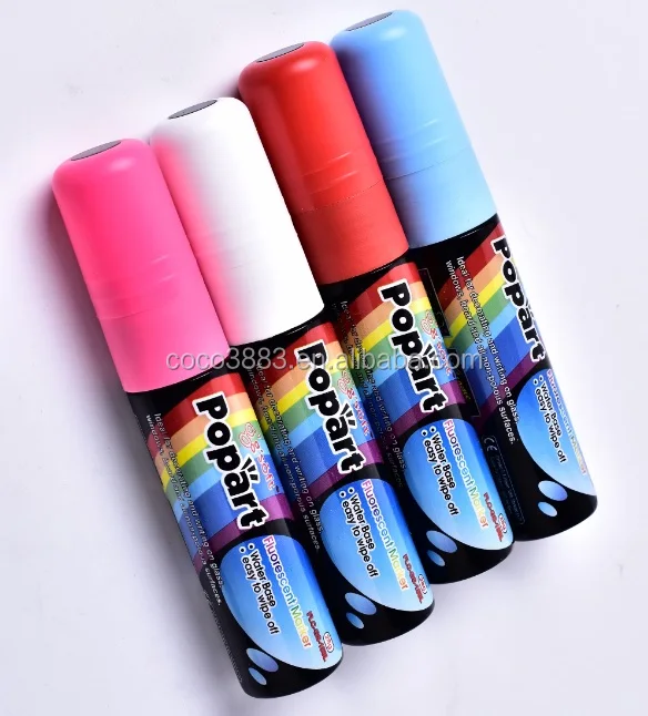 

Parallel Tip Fluorescent Erasable Window Marker