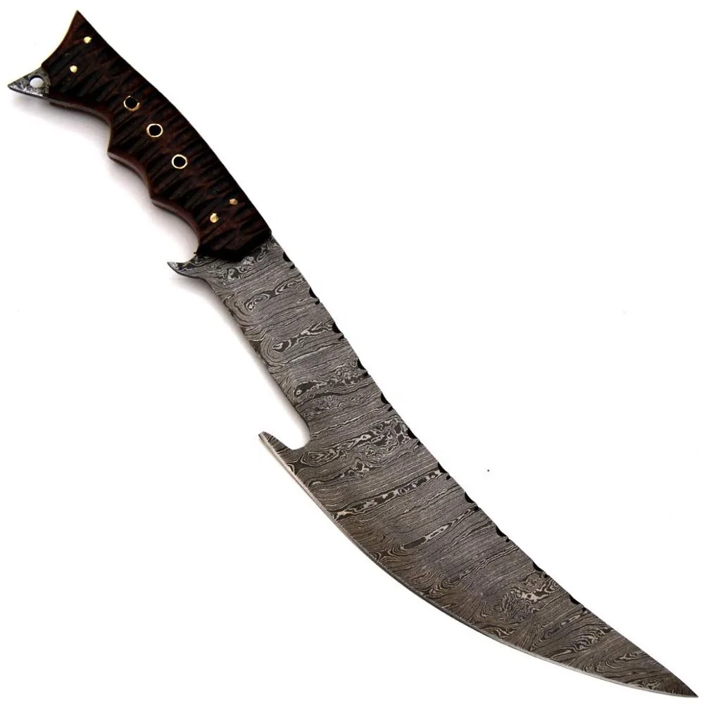 T&Ugrave;Y CHỈNH THỦ C&Ocirc;NG DAMASCUS TH&Eacute;P DAO RỰA DAO LƯỠI CỐ ĐỊNH NGO&Agrave;I TRỜI