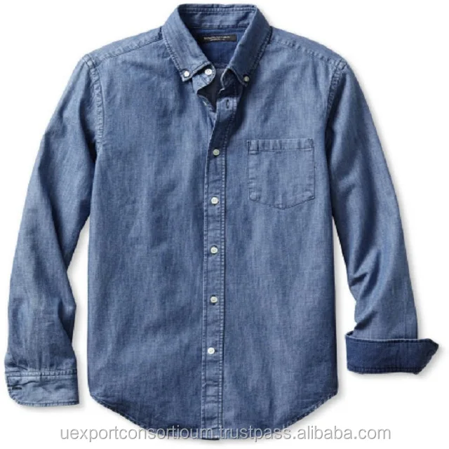 best men's denim shirt