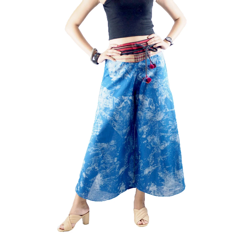 Napat Harem Woman Pants Summer Casual Wide Leg India style palazzo Pants ( PP0018-01 )