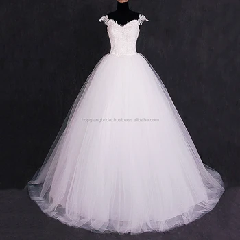 dramatic ball gown wedding dress