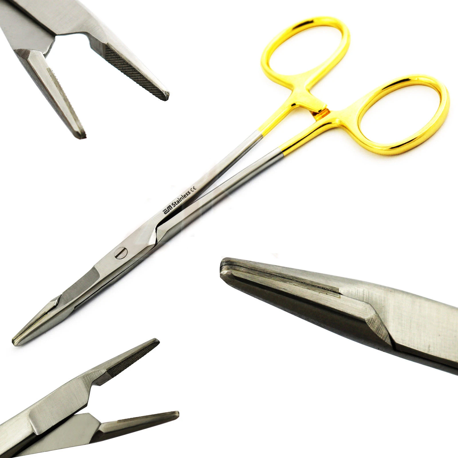 Surgical Olsen Hegar Needle Holder With Tungsten Carbide Tip Veterinary