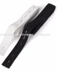 Black and White Polyester Elastic Band with Botton Hole for Baby Clothes