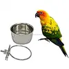 Ski Group of Custom Stainless Steel Coop cup Feeding bowl Bird feeder With Stylish Look