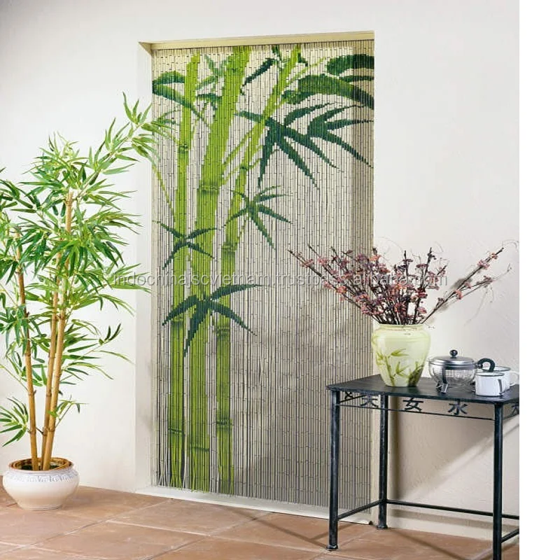 Cheap Wholesale Bamboo Beaded Door Curtains Hot Sale Door
