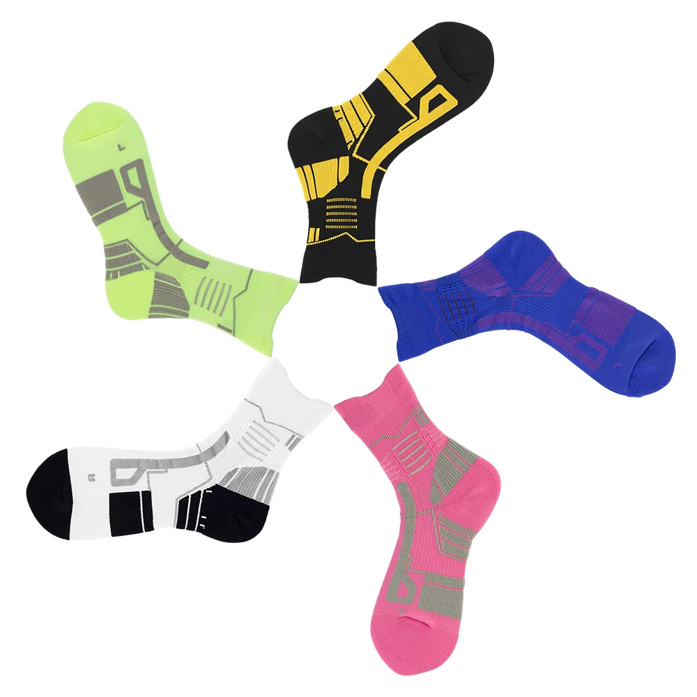 Wholesale Custom Sweat Breathable Thickening Terry Sport Sock Digital Socks Printing Machine