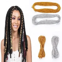 

Free Shipping 1.0MM Golden Silver String Elastic Rope for Wig Hair Extensions