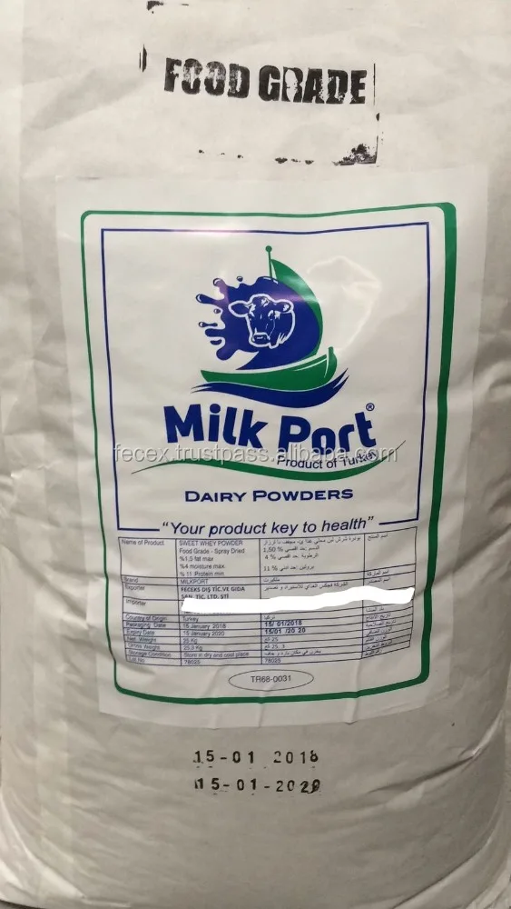 
WHEY POWDER - SWEET WHEY POWDER - DEMINERALISED WHEY POWDER 