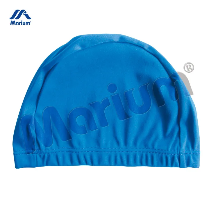 Adult Print Logo Swim Caps Lycra Swimming Cap Long Hair Bathing