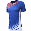 Custom dry fit soccer uniform , polyester interlock sublimation soccer jersey , wholesale men football jersey uniform set