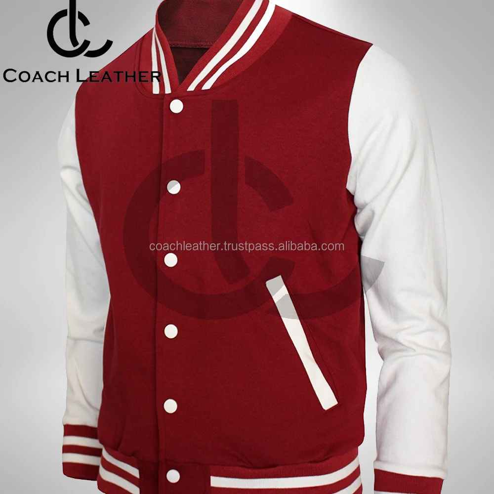Men Fashion Varsity Jacket College University Letterman Baseball Coat Outfits