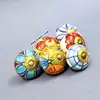 Assorted colourful ceramic door furniture knob handle custom color