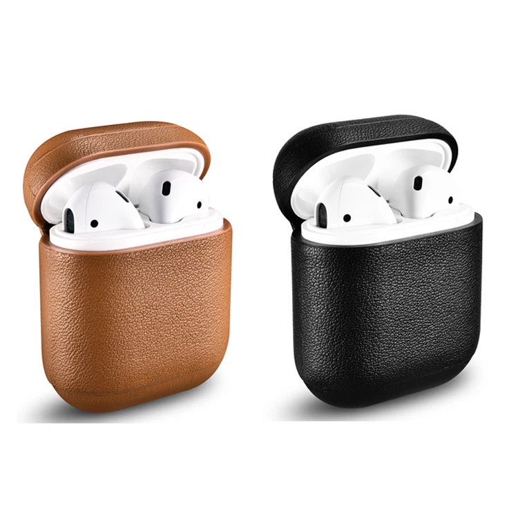 Premium Top Grain Nappa Leather Case For Apple Airpod, Apple Wireless Earphone Protective Case