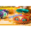 Beautiful Decorated Pot for Haldi Ceremony, Decorated Pots For Punjabi Wedding, Punjabi Wedding Decor Items