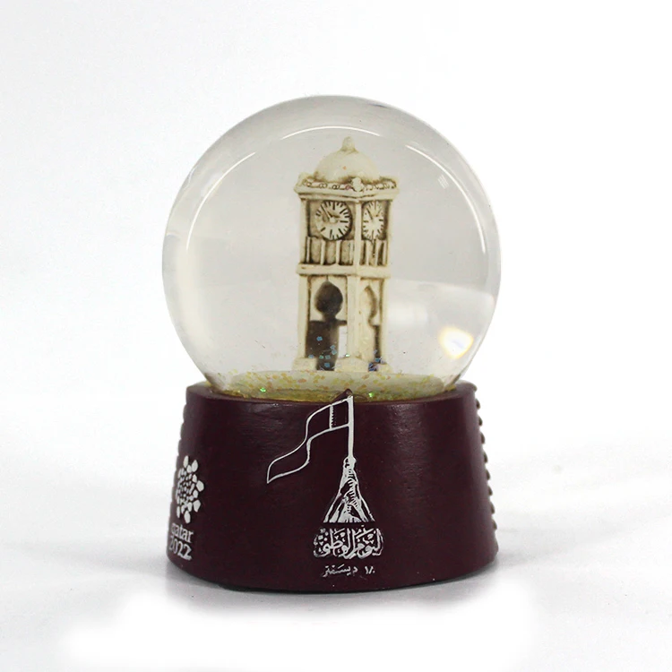 Oem Souvenir Gift Qatar Lighthouse Snow Globes - Buy Miniature Snow 