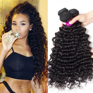 Celie Brazilian Hair China Suppliers, Peruvian Deep Curly Wavy Hair Crochet Braids With Human Hair with Lace Frontal Cl