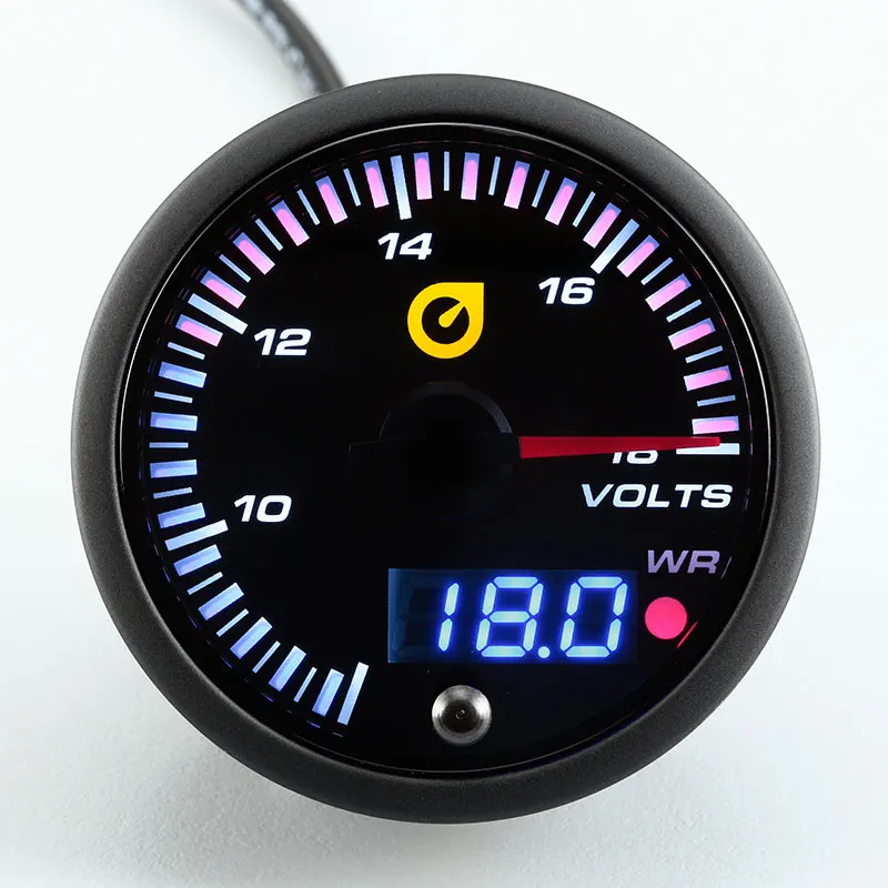 Auto Gauge Charge Voltmeter Needle Racing Car Aluminum Voltage Volt