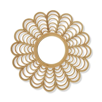 2019 Style Cheap Price Rattan Wall Decor Mirrors Hot Productts