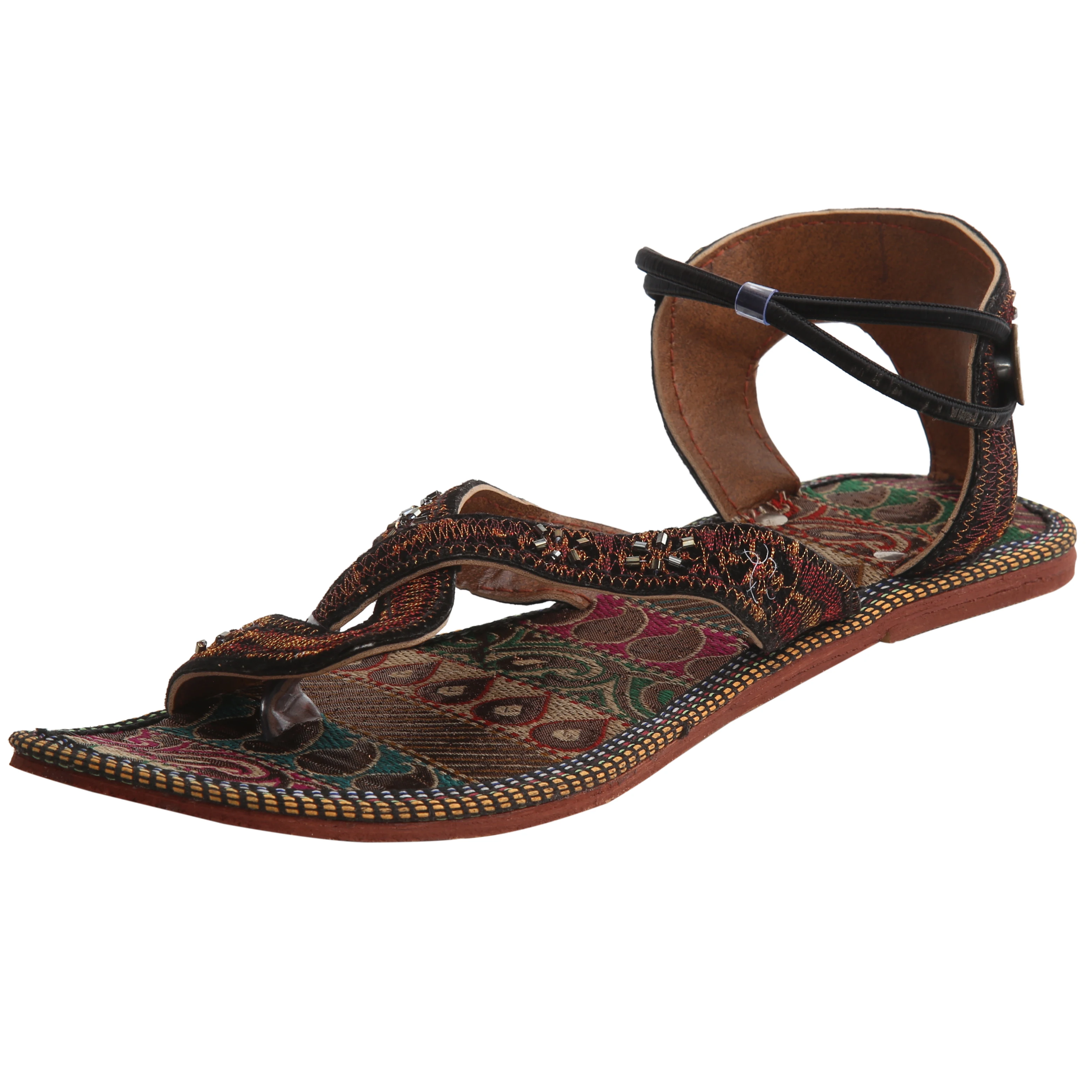 multi colored sandals for womens