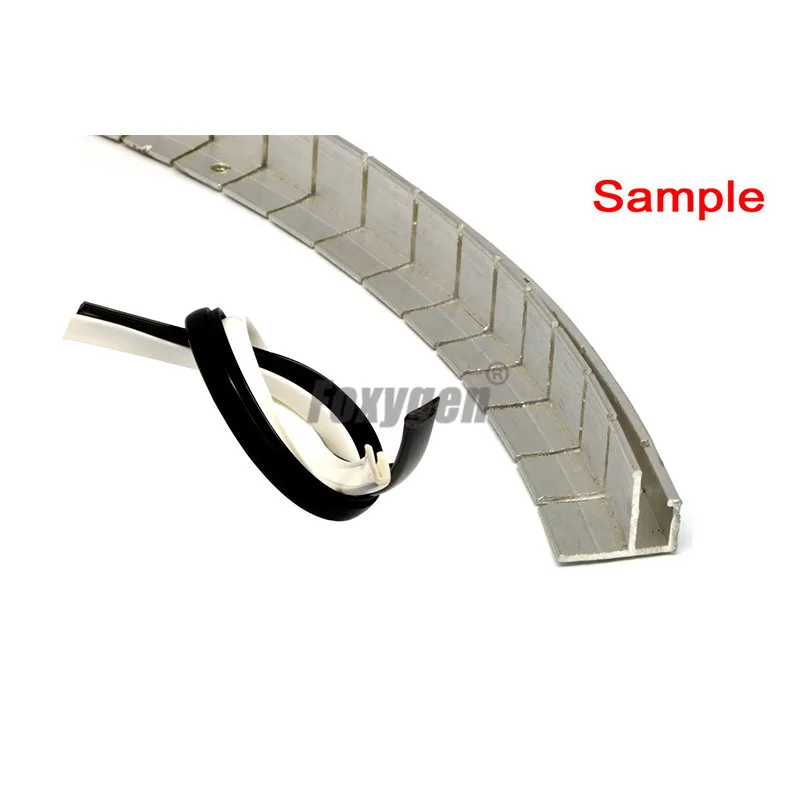 White and Black color for choice , Good quality , very soft PVC harpoon for stretch ceilings film installation