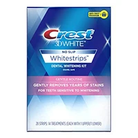 

CREST 3D WHITE WHITESTRIPS GENTLE ROUTINE TEETH WHITENING KIT 1 box 14 Pouches Original Professional Oral Hygiene strips