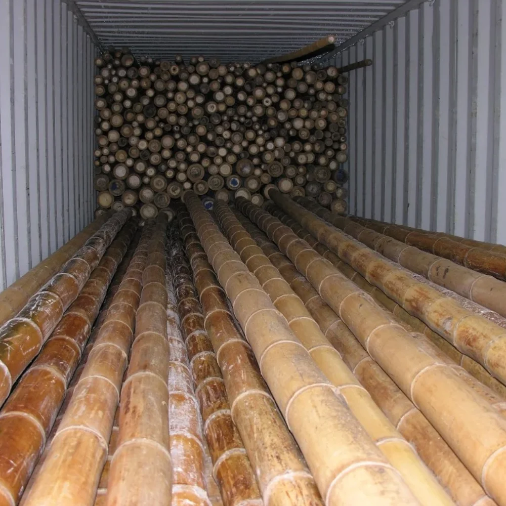 [wholesale] Bamboo Raw Materials Natural Bamboo Pole Solid / Dry
