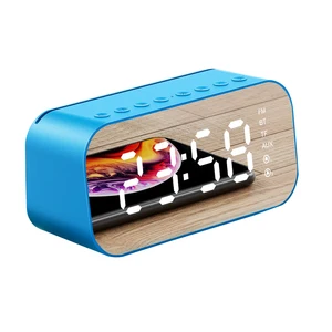 Bluetooth Speaker Alarm Clock Digital Mirror Display