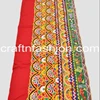 Vintage Kutch Hand Embroidered Mirror Work Lace Border- Gujarati Kutch Embroidery Long Patch Border Lace