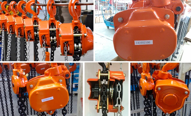 China ISO 9001 Certificated Factory VC-B Triangle Chain Block Hand Hoist