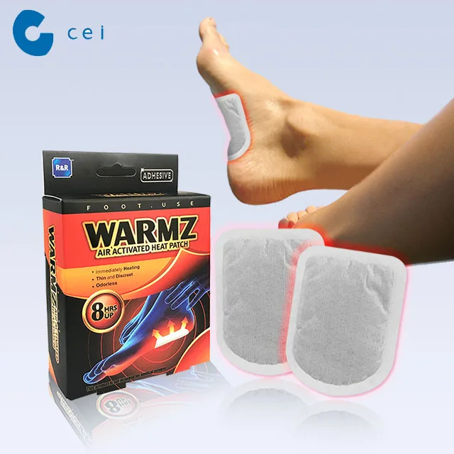 Ce Iso Approved Pain Relief Heating Pad Adhesive Odorless Disposable