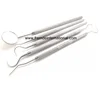 Dental Examination Kit Explorers Probes Excavators Spreaders Mirror Set Of 5 Pieces CE Certified