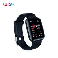 

2019 cheap smart bracelet fitness tracker sleep heart rate monitor waterproof sport smart bracelet UUTEK ID116 plus