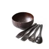 Vietnam coconut shell bowl and spoon set