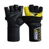 Pro Gel Weight Lifting Body Building Gloves Training Gym Straps Bar Leather