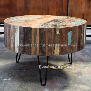 Vintage Coffee Table Furniture Made Reclaimed Wood India Vintage Coffee Table Furniture Made Reclaimed Wood India
