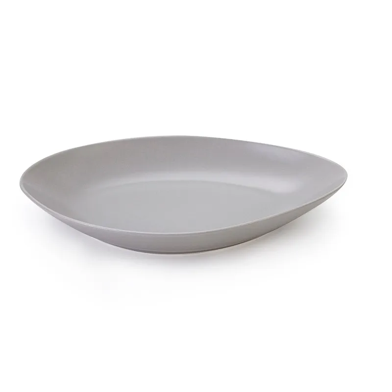 product-Two Eight-Eco-friendly Porcelain Banquet Irregular Tableware Plate, Unique Design Dinner Pla