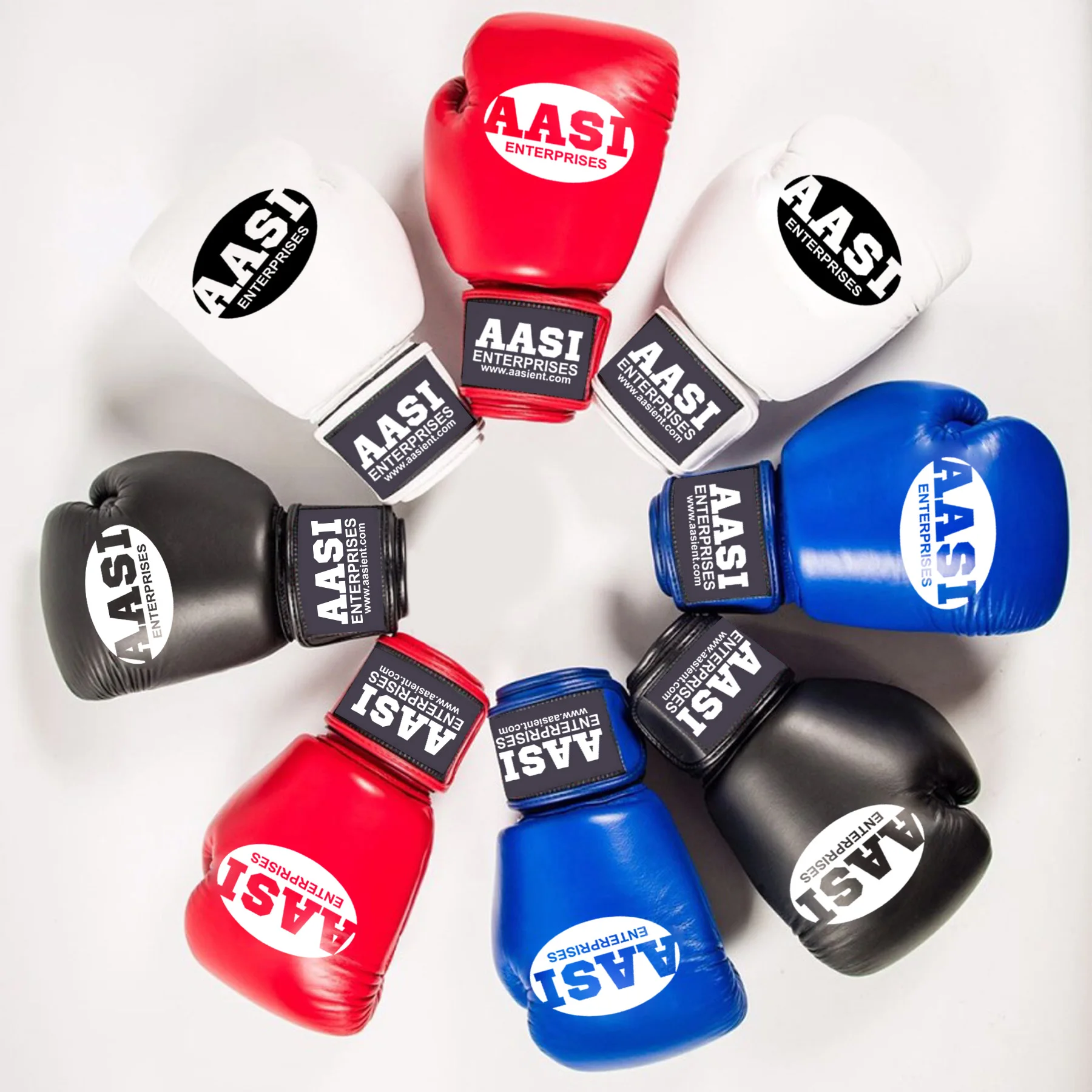 Customize Thai Genuine Leather Boxing Gloves Kick Training And