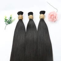 

Hot Selling Natural Black Color Virgin Cuticle Aligned Human Hair Bulk Hair