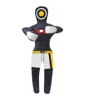 MMA Grappling Dummy Custom Style Black With White Synthetic Leather Stripes Dummies High Quality Wrestling Bag