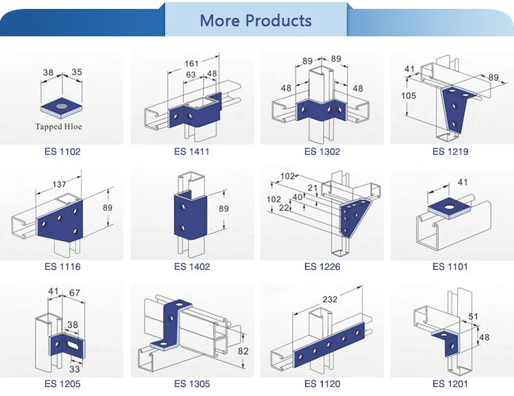 Slotted Galvanized Unistrut Channel X X Mm With Holes Price Buy