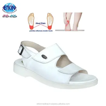 white sandals for plantar fasciitis