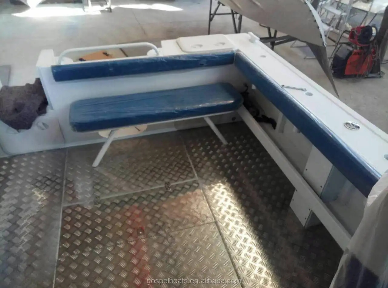 6m V Hull Center Cabin Aluminum Fishing Boat With Walking Round - Buy ...