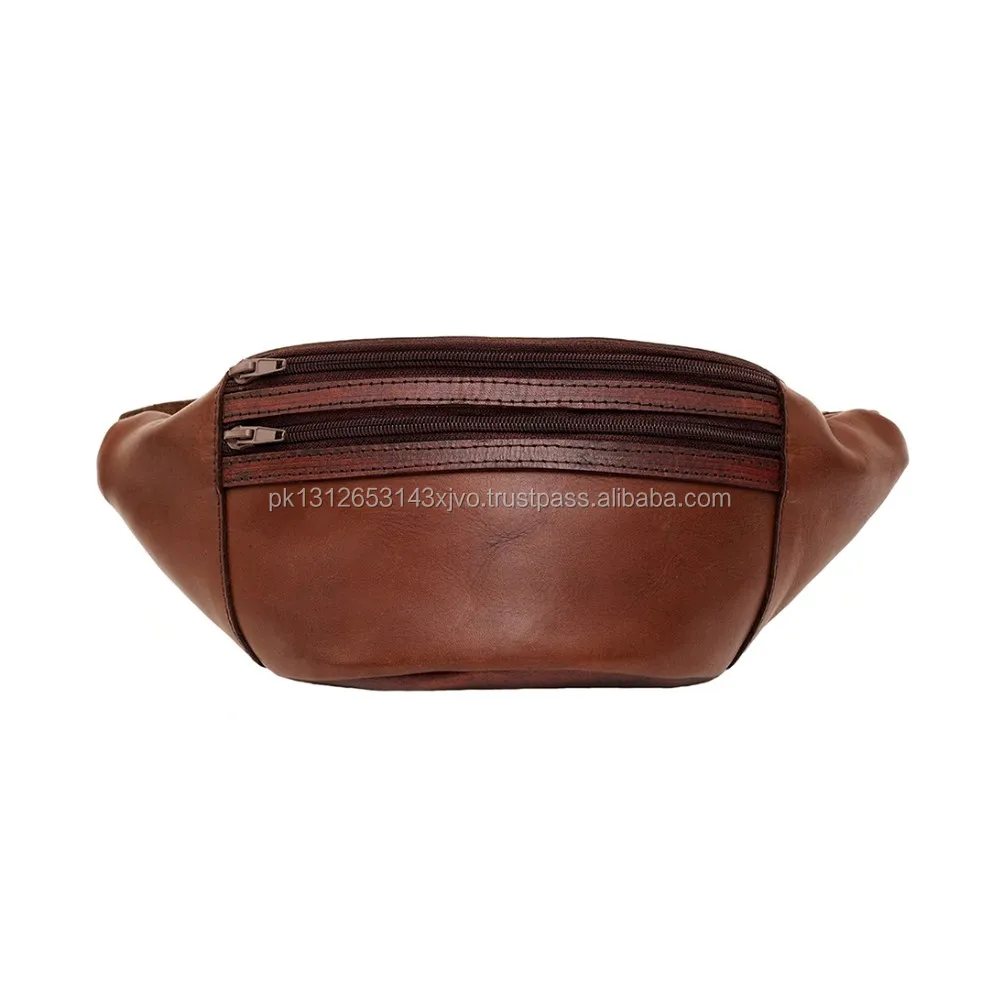 real leather bum bag